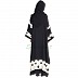 Dubai style embroidered abaya with scarf